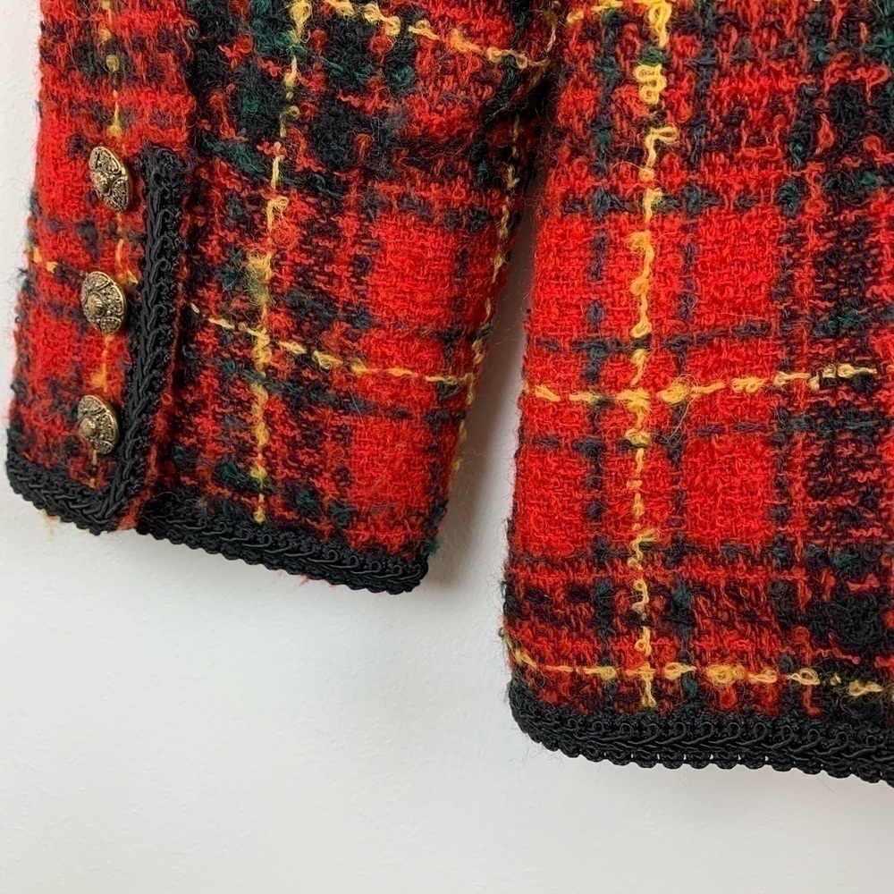 VINTAGE Lord&Taylor Bouclé Knit Jacket Size10 - Picture 6 of 9